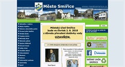 Desktop Screenshot of mestosmirice.cz