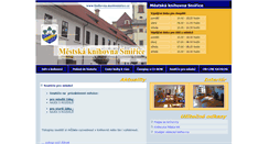 Desktop Screenshot of knihovna.mestosmirice.cz