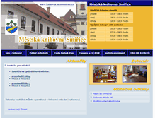 Tablet Screenshot of knihovna.mestosmirice.cz